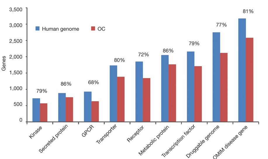ORFeome gene graph
