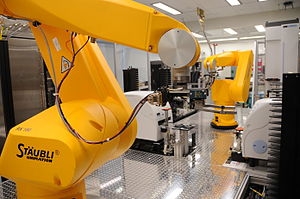 High-throughput screening robots